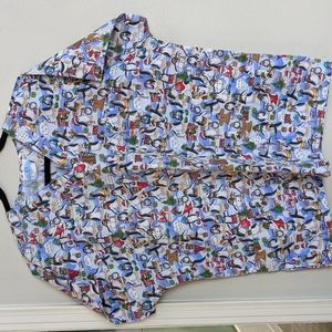 Fashion scrubs Christmas scrubs unisex size XL